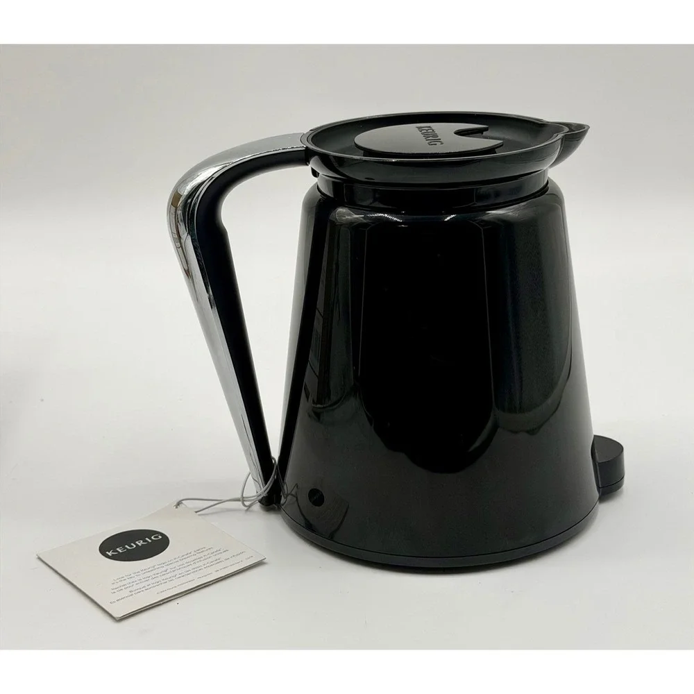 Keurig‎ K Carafe Black Coffee Maker Pot with Lid Replacement Part NWT
